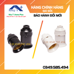 Đui đèn Hinoki E27, đui treo loại tốt dạng xoáy - [CHÍNH HÃNG]